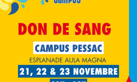 Don au Campus Pessac, 15e anniversaire!